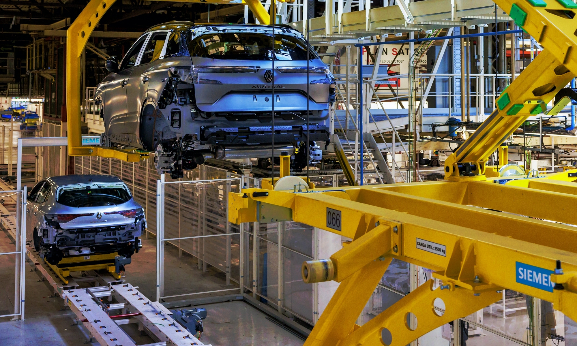 En la imagen, la fábrica de Renault en Palencia.