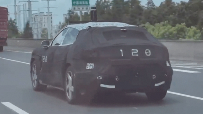 Xiaomi SUV Foto Espía Trasera Xiaomi SUV Foto Espía Trasera