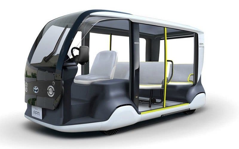  Así es el futurista carrito eléctrico de Toyota que transportará personas en Tokyo 2020. 