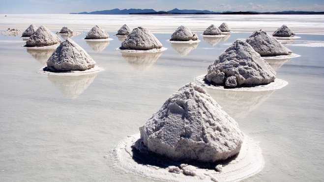 Piles of Salt Salar de Uyuni Bolivia Luca Galuzzi 2006 a