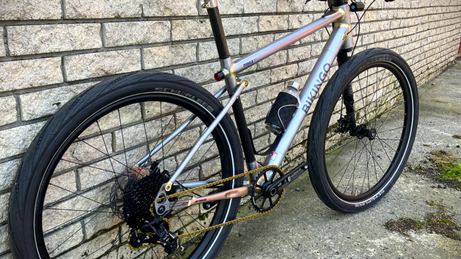 Esta Citybike Softail está realizada en exclusiva siguiendo las indicaciones de un usuario (Foto: Bikin'go). Esta Citybike Softail está realizada en exclusiva siguiendo las indicaciones de un usuario (Foto: Bikin'go).