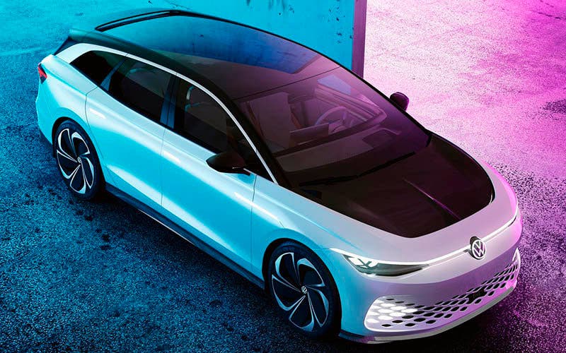  Nuevo Volkswagen ID Space Vizzion (ID.5) presentado en Los Ángeles. 