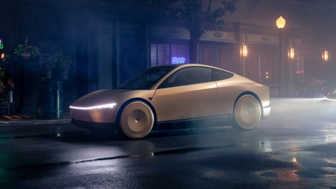 Tesla Cybercab Delantera Tesla Cybercab Delantera
