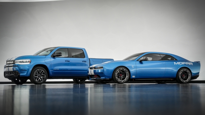 El Charger y el RAM 1500 Power Couple también estarán en la feria. El Charger y el RAM 1500 Power Couple también estarán en la feria.