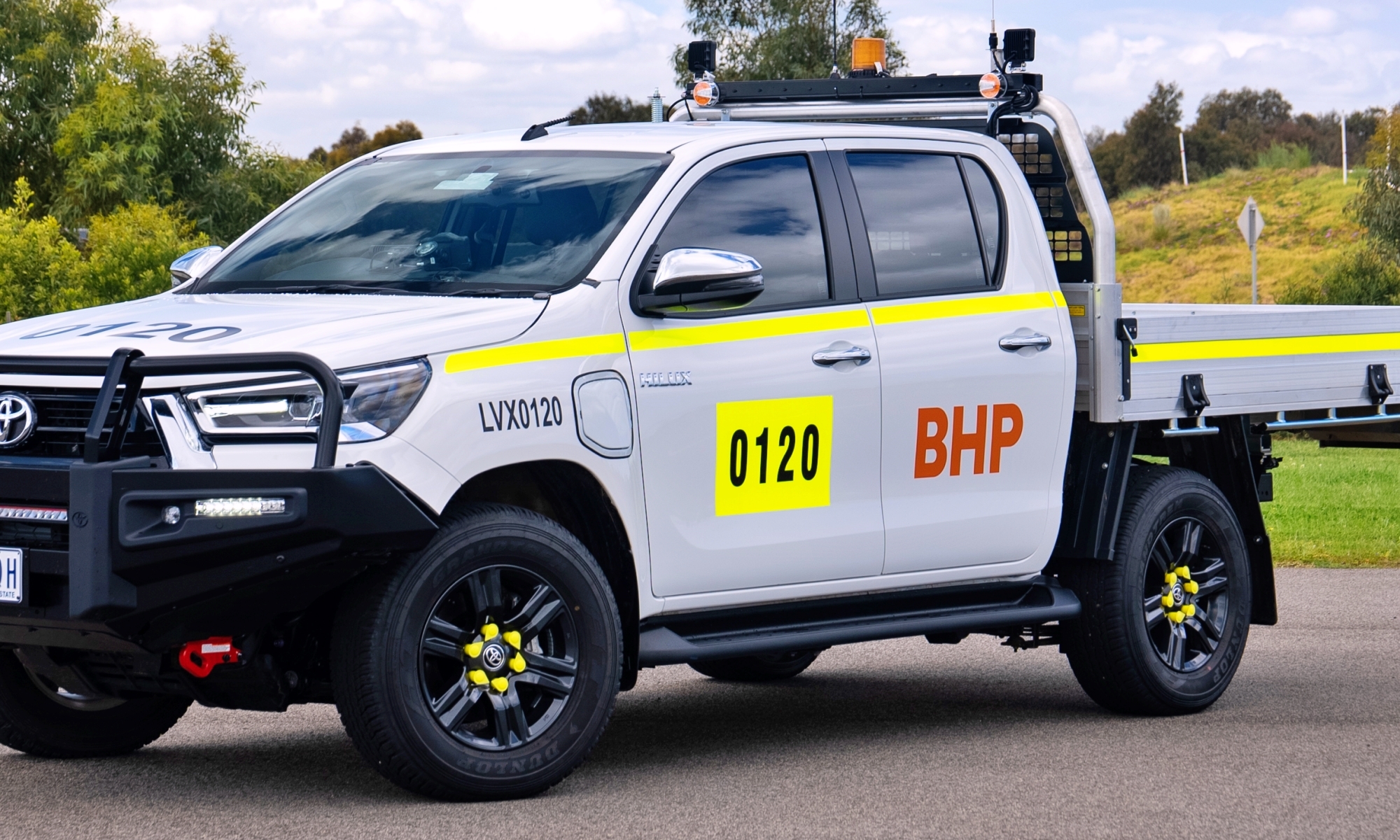 La compañía minera BHP será la primera en probar esta Hilux eléctrica.