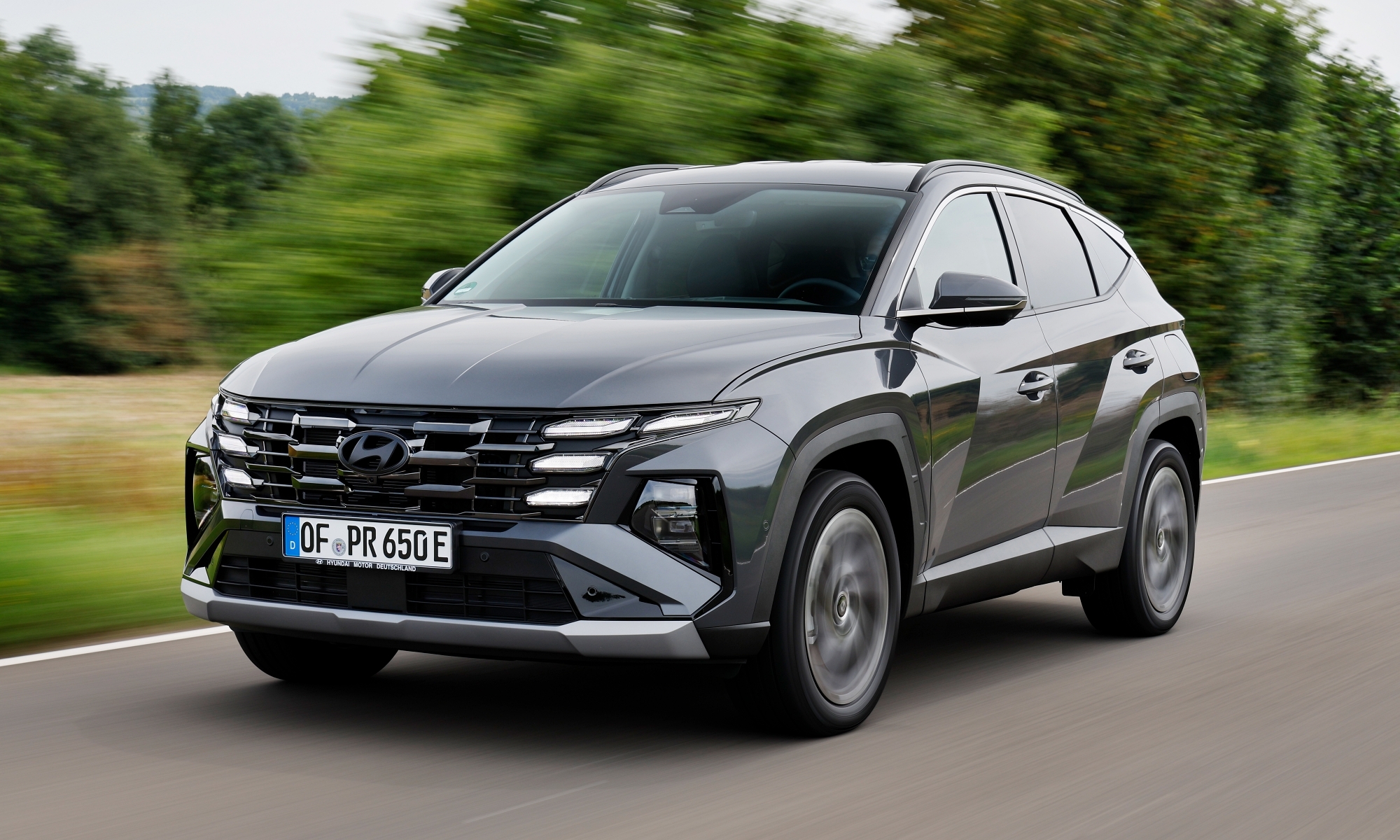 De cara a 2024 el Hyundai Tucson ha recibido un pequeño lavado de cara exterior.