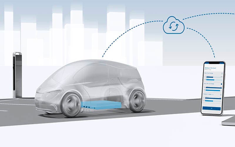  Sistema Battery in the Cloud de Bosch para aumentar el rendimiento de la batería conectándola a la nube. 