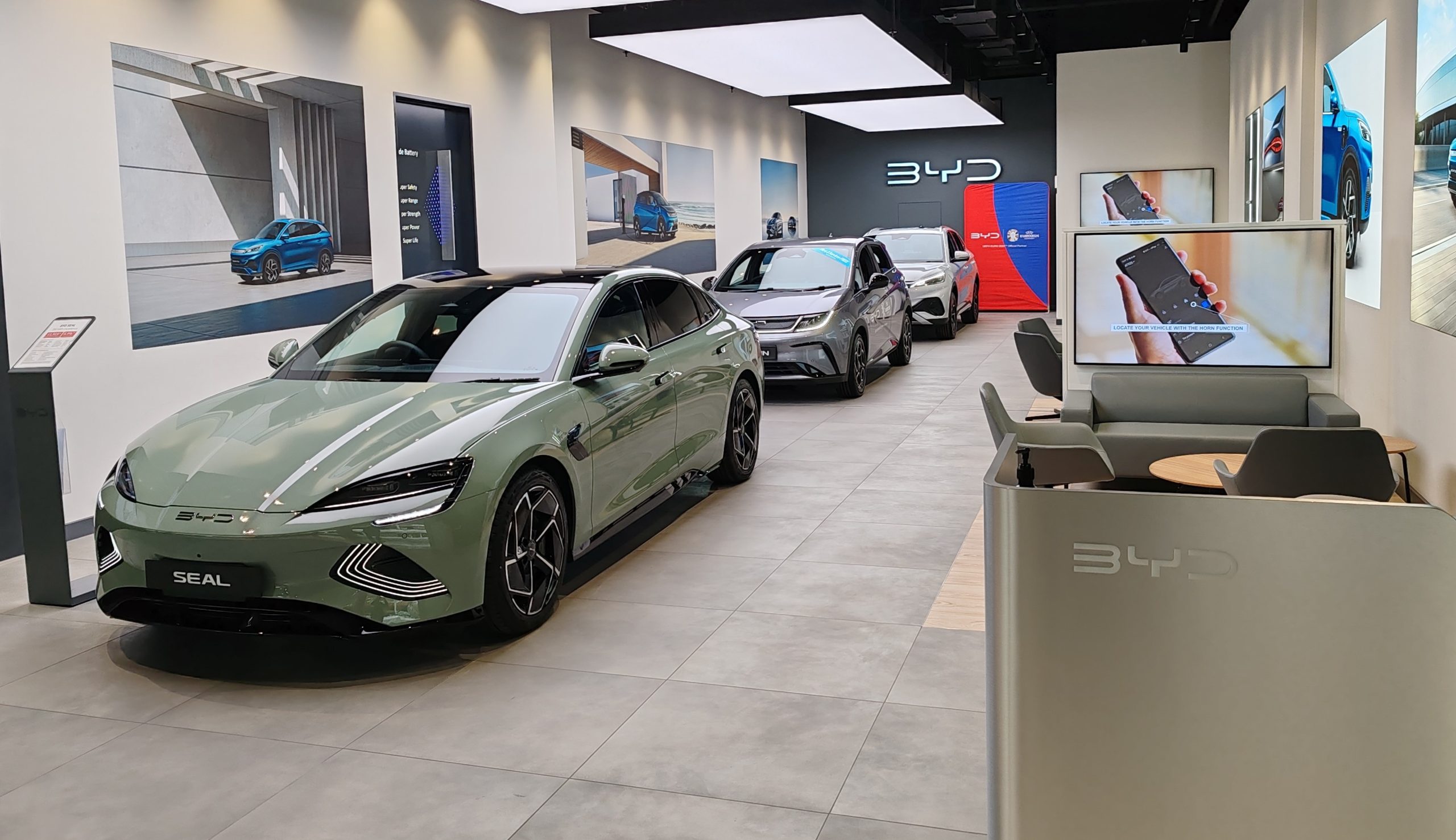 reino unido principal mercado coches electricos europa concesionario BYD Londres