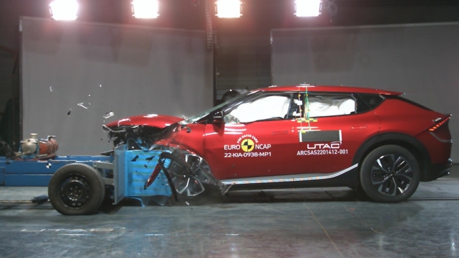 coches electricos mas seguros crash test Kia EV6 coches electricos mas seguros crash test Kia EV6
