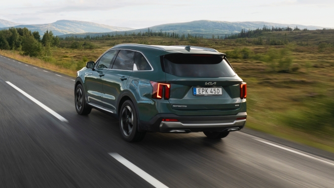 KIA Sorento PHEV 2024 Trasera KIA Sorento PHEV 2024 Trasera