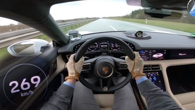 Vídeo: el Porsche Taycan Turbo S pisa la Autobahn y supera los 260 km/h Vídeo: el Porsche Taycan Turbo S pisa la Autobahn y supera los 260 km/h