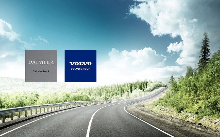  Volvo y Mercedes se alían para desarrollar camiones de hidrógeno conjuntamente 