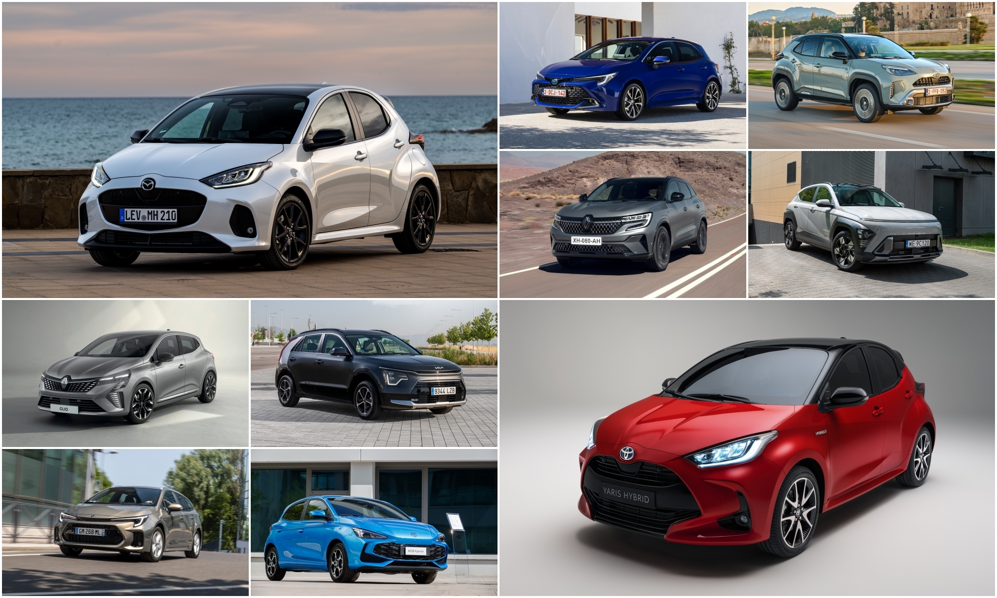 La lista está dominada por Toyota y muchos de sus productos secundarios.