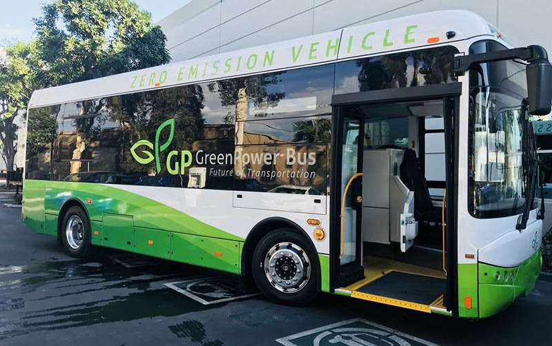 Autobus eléctrico de tránsito de GreenPower