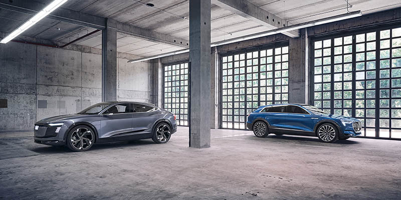 Audi e-tron Sportback concept y Audi e-tron