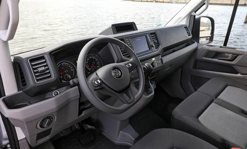 Interior de la nueva Volkswagen e-Crafter