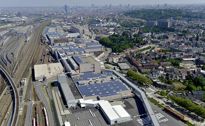 Aerial View Audi Site Brussels, Belgium