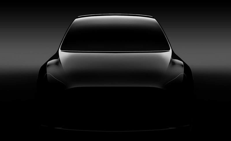 Primera imagen teaser desvelada por Tesla del Model Y