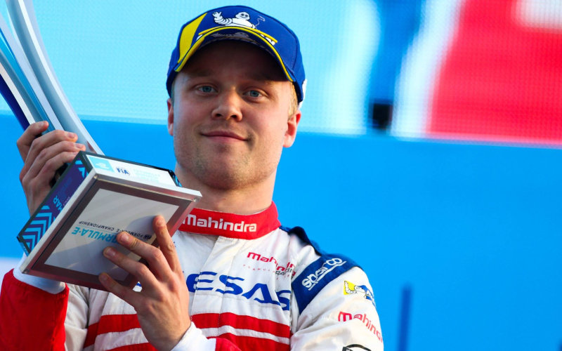 Rosenqvist ha logrado tres victorias en Fórmula E con Mahindra.