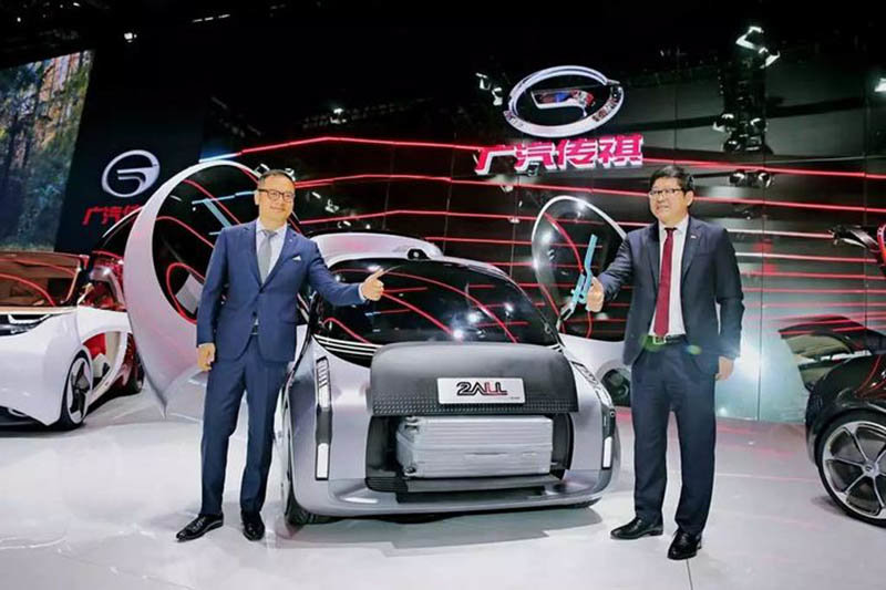 BASF y GAC presentan tres nuevos concepts eléctricos en Auto Guangzhou 2018