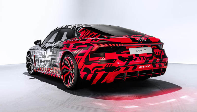 The Audi e-tron GT concept: Debut at the Los Angeles Auto Show 2018 on Wednesday 28, 2018