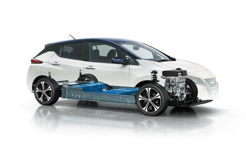 El Nissan Leaf E-Plus contará con una nueva batería, un nuevo motor, y recarga rápida más potente