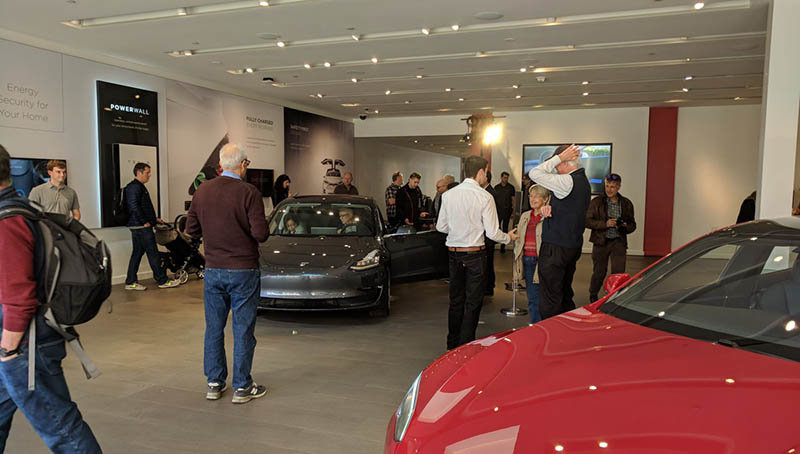 En las tiendas de Tesla de EE.UU. se puede adquirir un Model 3 de inventario ya fabricada