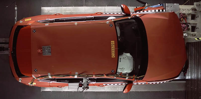 Pruebas de choque para el Test de seguridad del Audi e-tron