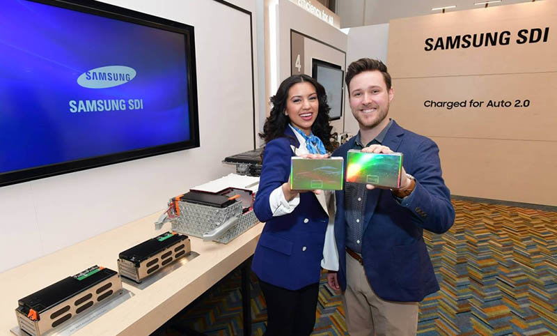Samsung SDI presentará en Detroit sus nuevas baterías para vehículos eléctricos