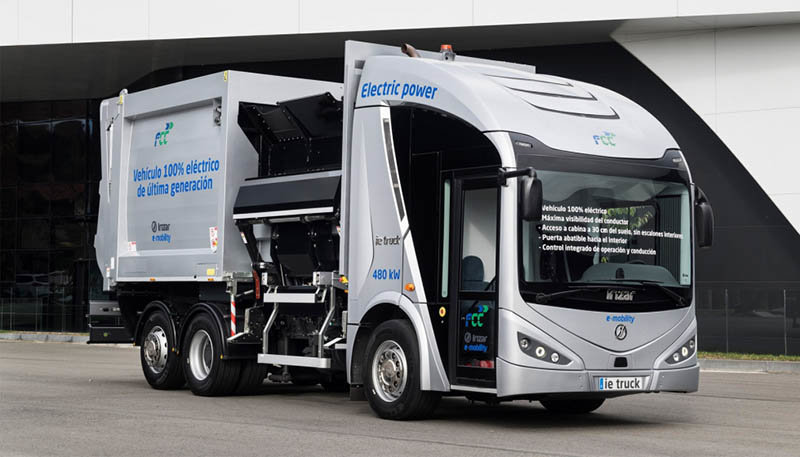 La primera aplicación del ie truck será un camión para la recogida de residuos urbanos