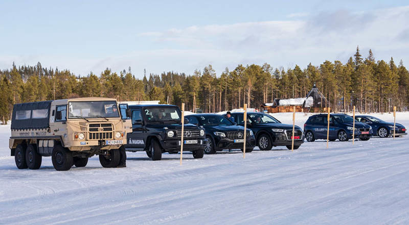 En el Magna Wintertest '19 han participado media docena de vehículos