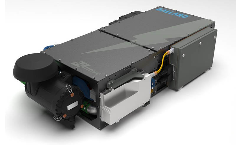 Ballard...s new FCmove...-HD high performance fuel cell module for buses is shown above ... the FCmove... family of products is designed to power Heavy Duty Motive applications including buses, commercial trucks and trains. (CNW Group/Ballard Power Systems Inc.)