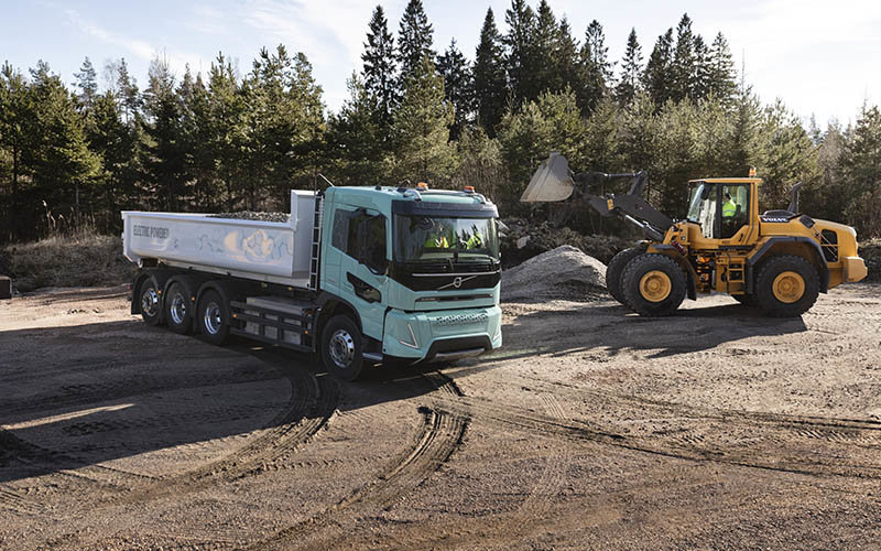Camión eléctricoconceptual para labores de construcción de Volvo Trucks
