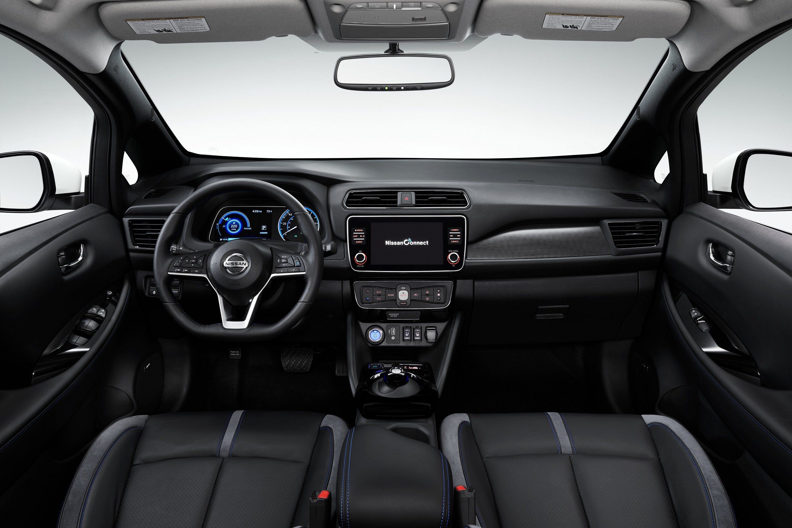 Nissan Leaf e+ interior