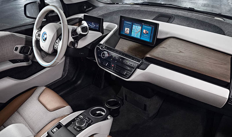 El interior del BMW i3 respode a una nueva clase de automóviles premium sostenibles