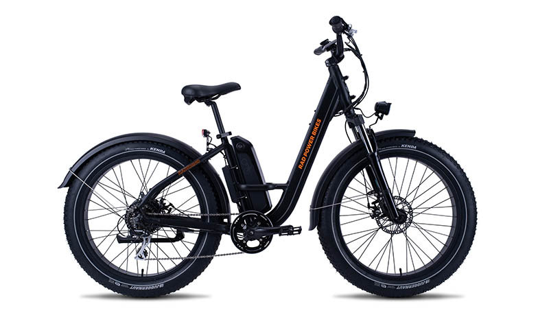 Rad Power Bikes announces new models, including the rugged and approachable RadRhino Step-Thru electric fat tire bike.