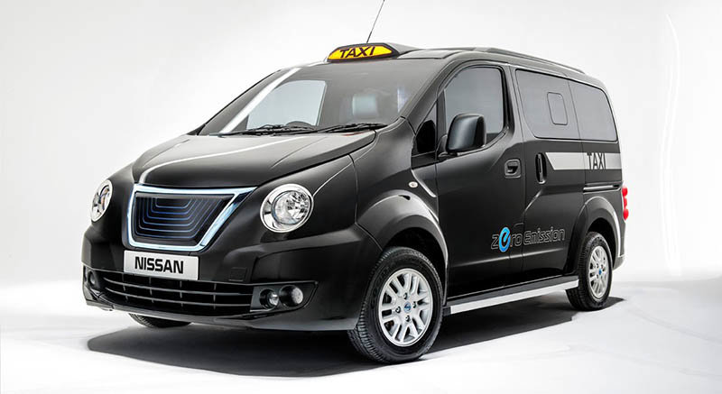 La Nissan e-NV200 convertida en taxi de Londres