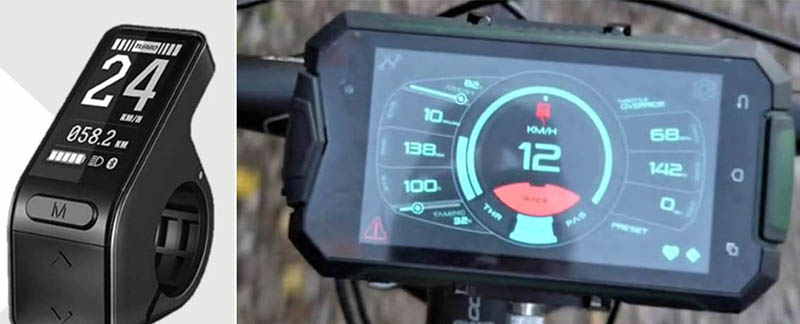 Pantalla de control con adaptador para teléfono móvil del kit Lightest de Bikee Bike