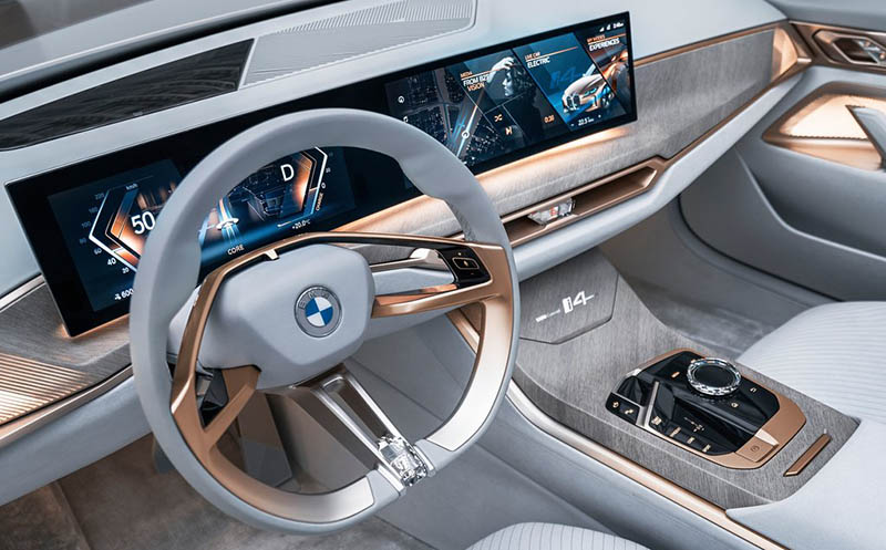 Puesto de conducción del BMW i4 concept
