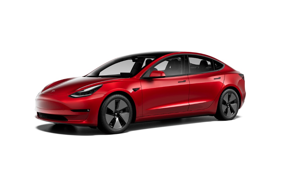 Tesla Model 3 de autonomía estándar y con llantas Aero de serie.