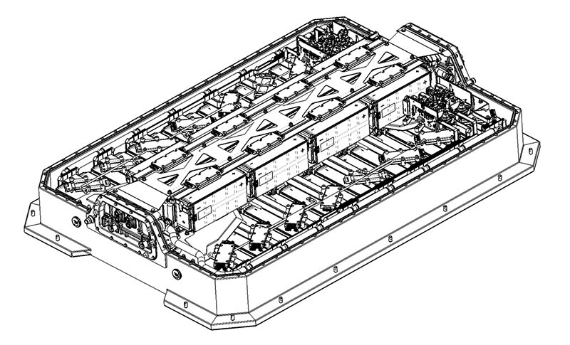 Diseño modular bateria bollinger motors