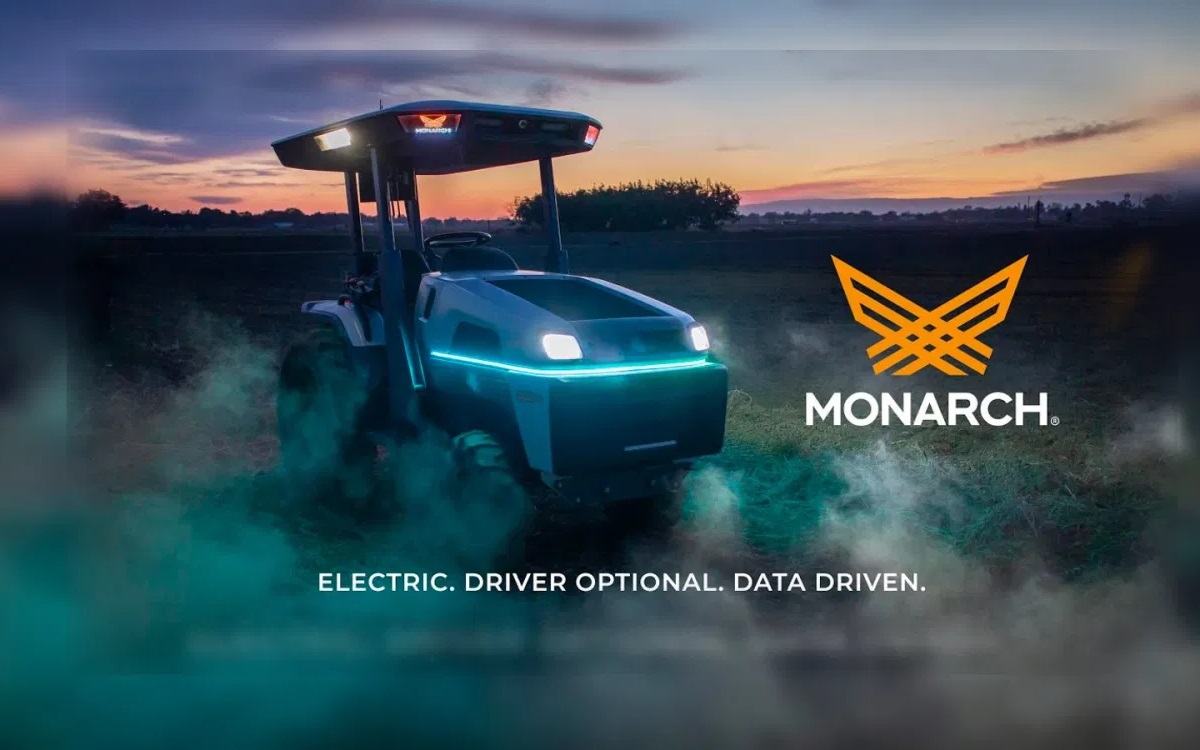 Monarch, el tractor eléctrico autónomo.