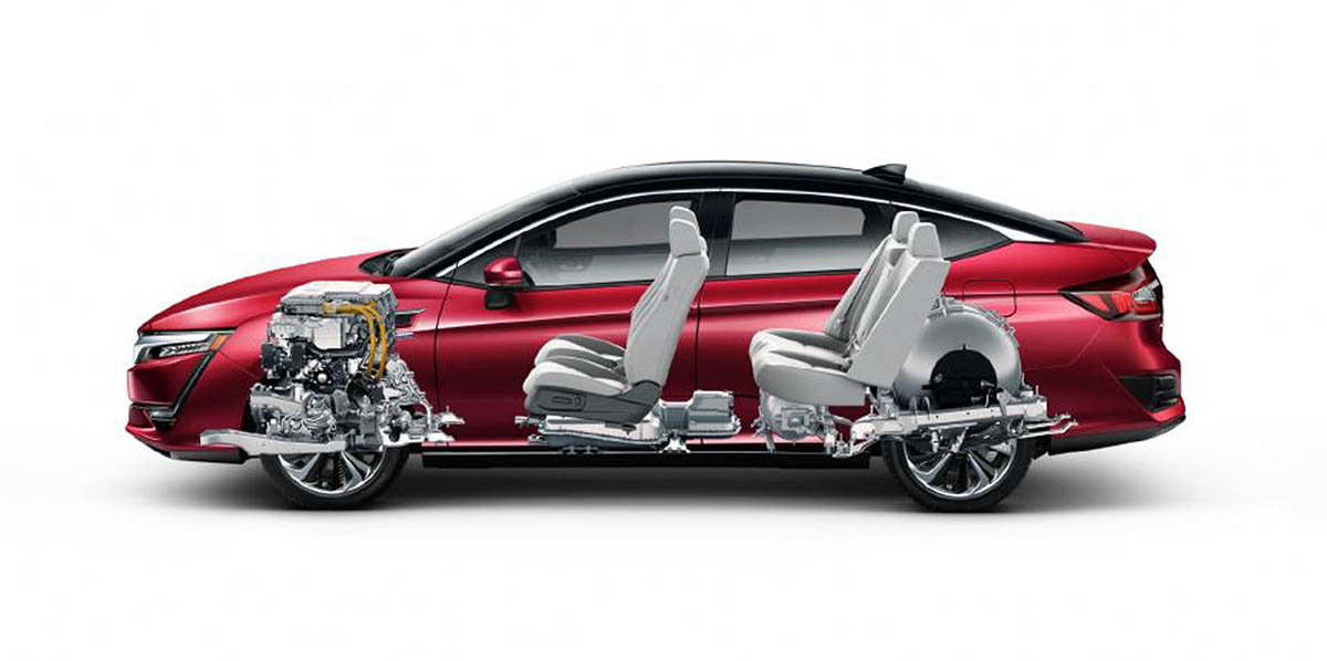 Honda Clarity FCEV Turbo electrico hidrogeno garret