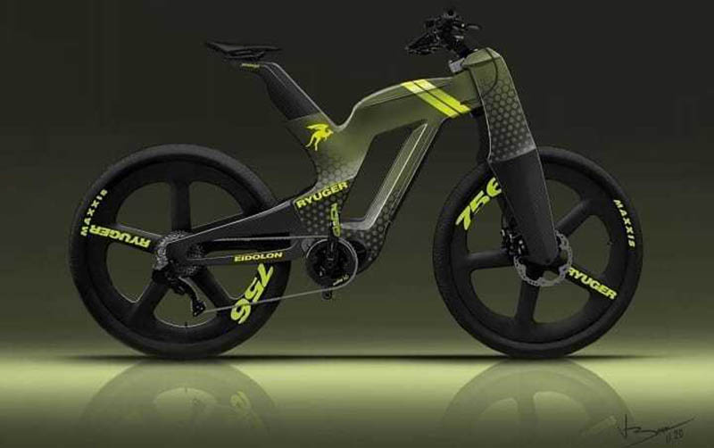 acid avocado bicicleta eléctrica Ryuger Eidolon BR-RTS 2021