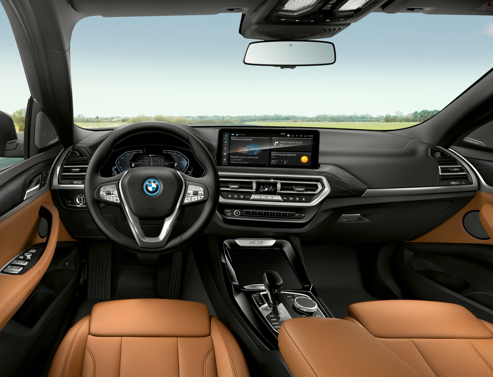 interior del nuevo BMW X3 híbrido enchufable