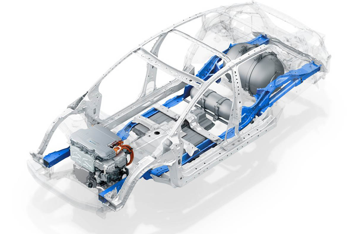 sistema pila de combustible hidrogeno Honda Clarity Fuell Cell