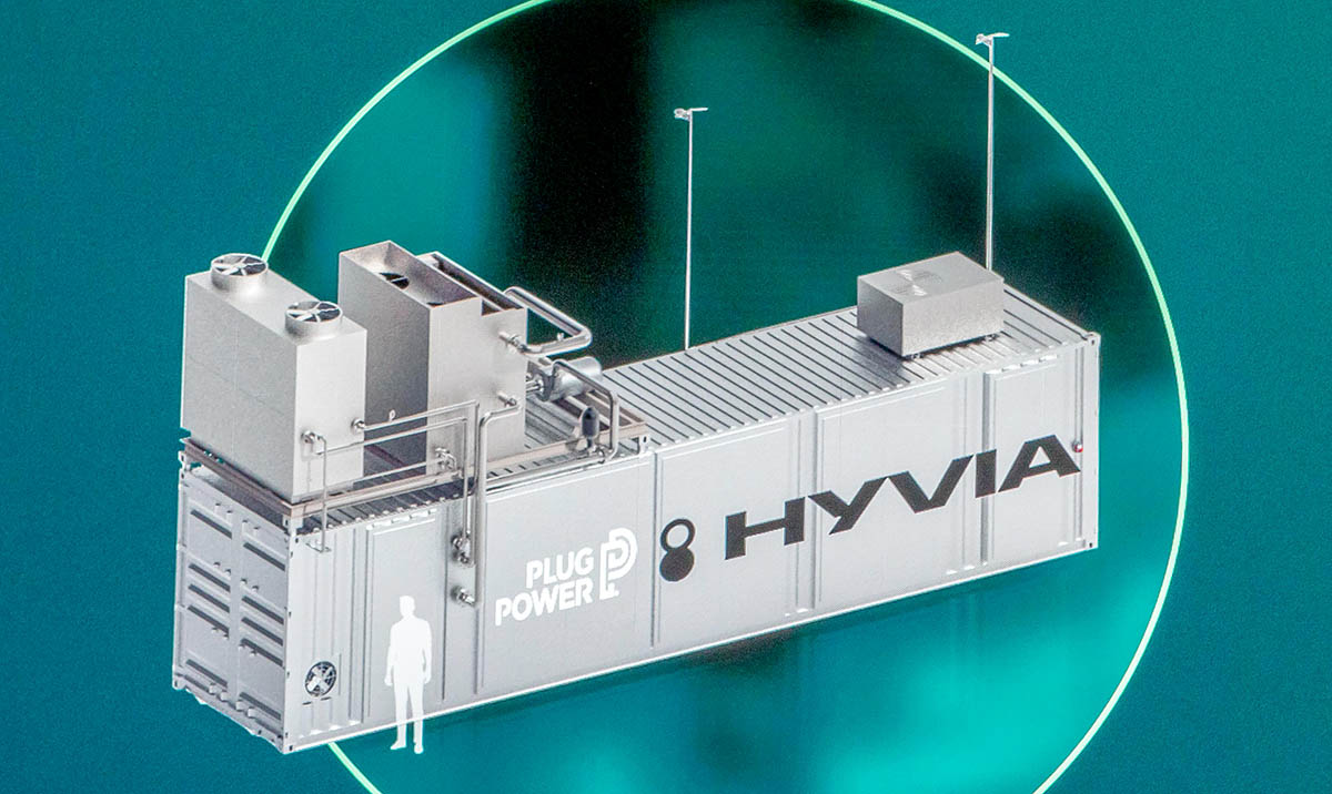 Estación de abastecimiento de hidrógeno de HYVIA Plug Power