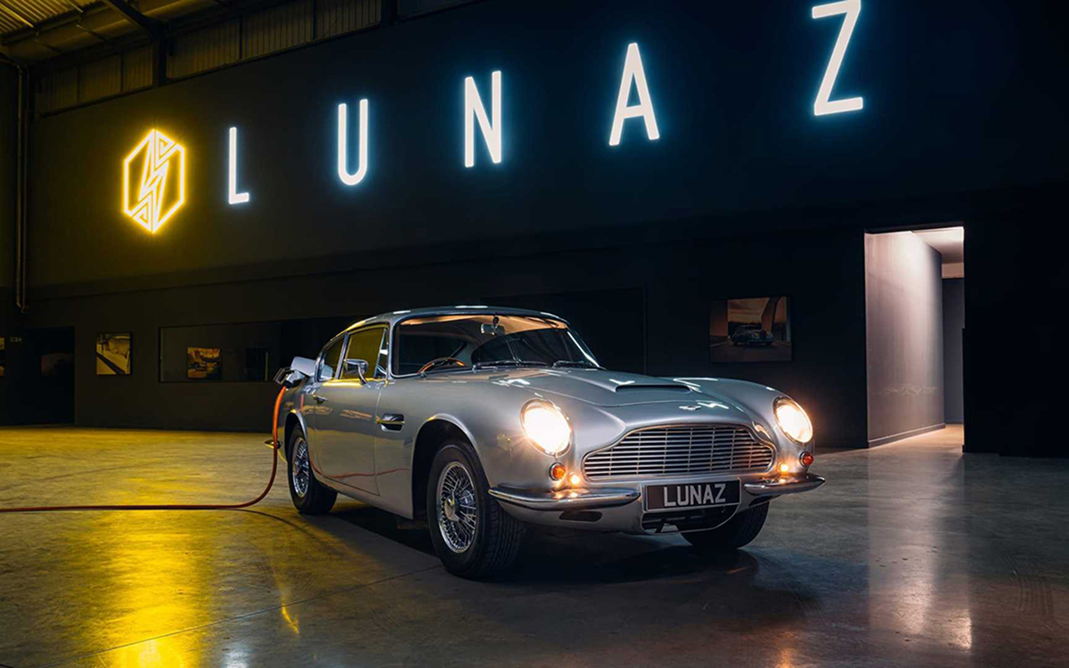 Lunaz presenta su Aston Martin DB6 eléctrico