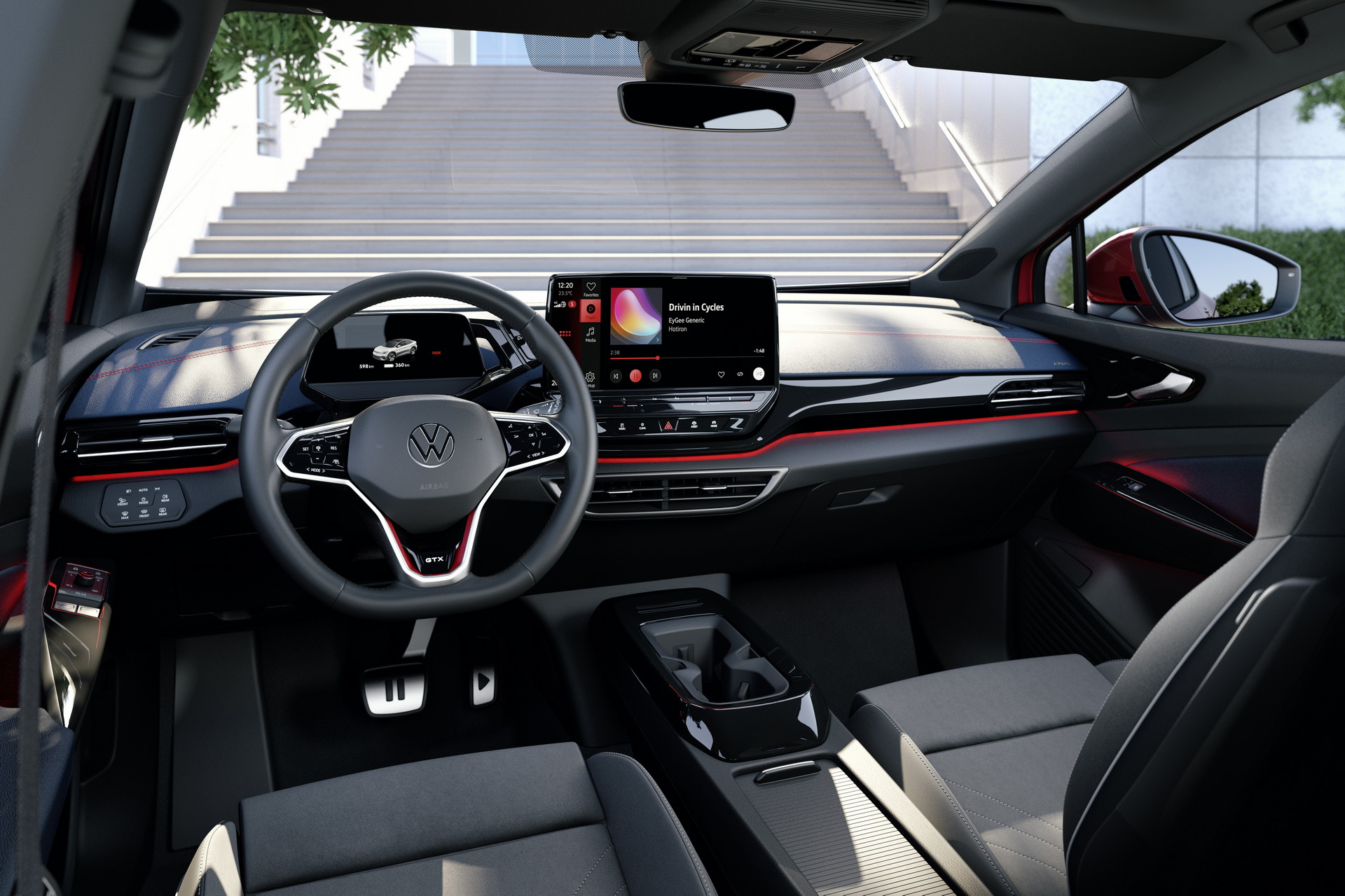 Interior del Volkswagen ID.5 GTX.