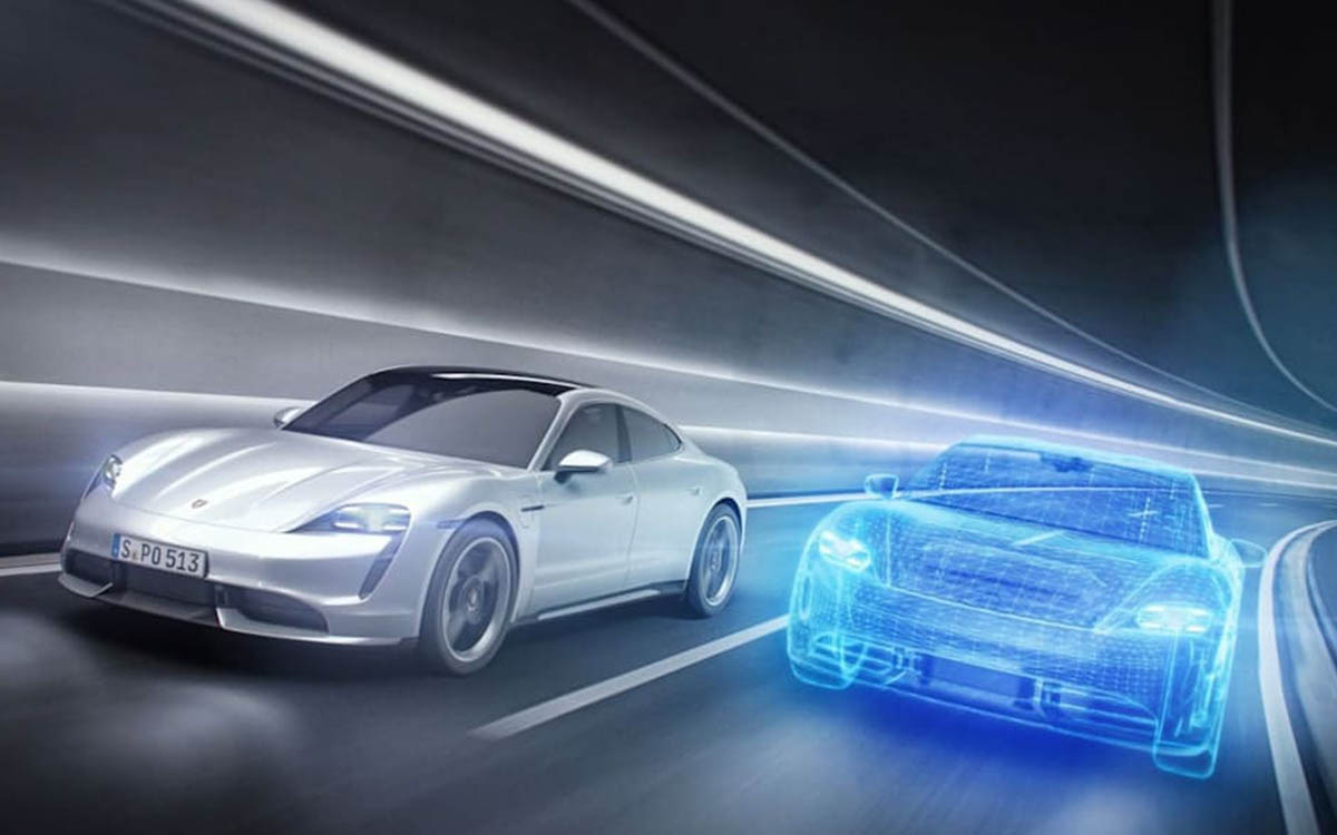gemelo digital coches electricos Porsche